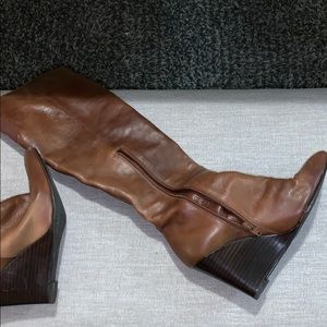 Stuart Weitzman Brown Boot Wedge